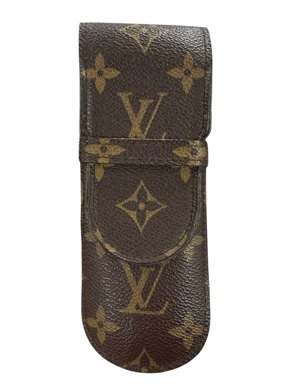 Louis Vuitton Monogram Leather & Suede Eyeglasses Pen Holder